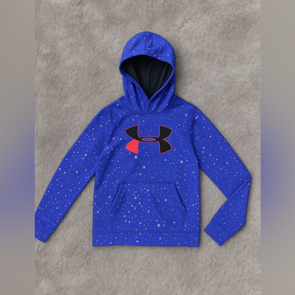 Under Armour Youth XL Hoodie – Paint-Splatter Print